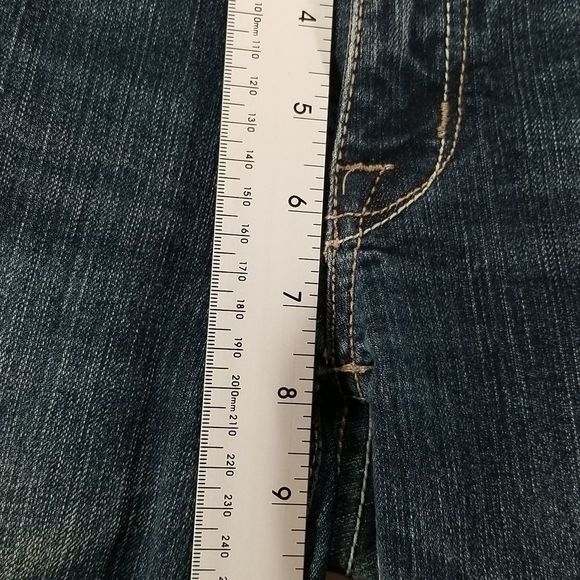 Bongo Jeans Women's Size 10 Washed Blue Low Rise Flare Leg This Is Milan - Picture 13 of 13